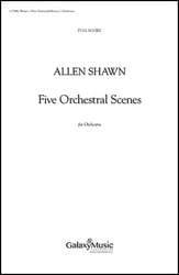 Five Orchestra Scenes Orchestra Scores/Parts sheet music cover
